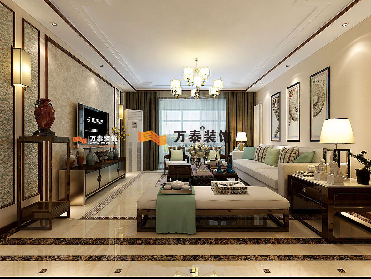 濟(jì)南鑫苑名家95平裝修_濟(jì)南專賣(mài)店裝修_濟(jì)南裝修