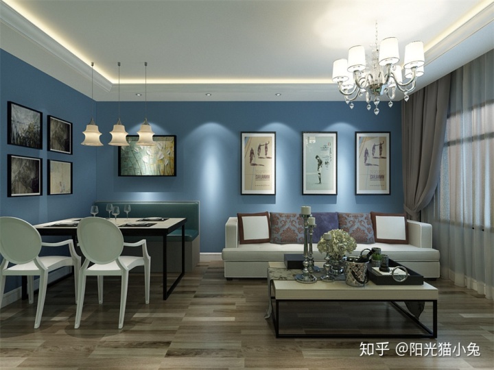 別墅裝修樣板房，給出4個房屋布置干貨