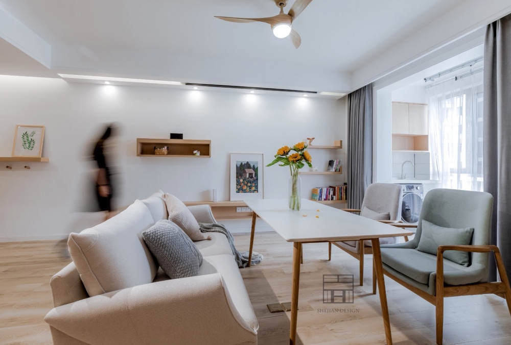 客廳窗簾裝修效果圖出來混，總是要回家的日式客廳設(shè)計圖片賞析