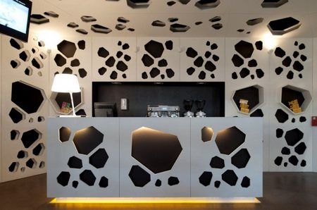 咖啡店裝修效果圖 來自葡萄牙的幾何藝術(shù)空間