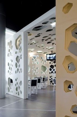 咖啡店裝修效果圖 來自葡萄牙的幾何藝術(shù)空間