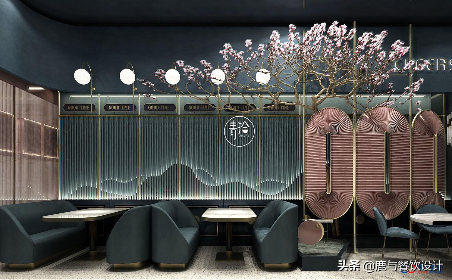 餐廳設(shè)計(jì)的時(shí)候背景墻如何進(jìn)行搭配？鹿與餐飲設(shè)計(jì)