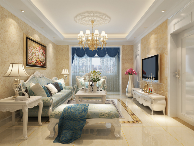 裝修效果圖大全2020客廳最新奢華硬裝效果圖片，完美搭配值得參考！