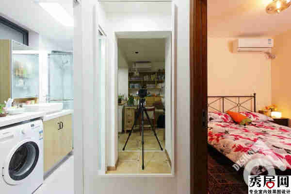 臥室?guī)l(wèi)生間中間墻掛鏡子風(fēng)水好不好 臥室?guī)鶋γ娓鼟扃R子裝修效果圖