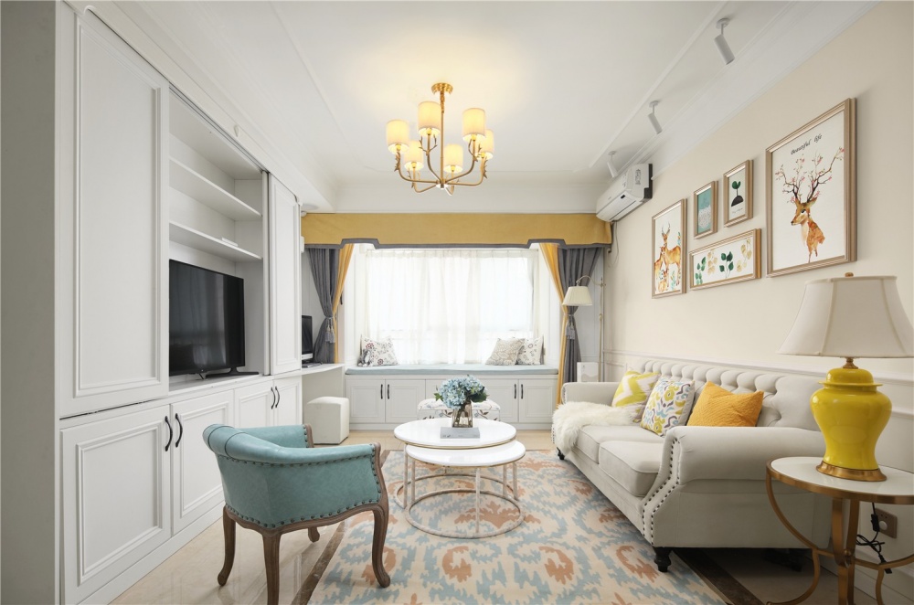 吊頂裝修效果圖這個(gè)設(shè)計(jì)好大膽，主臥直接變成兩美式經(jīng)典設(shè)計(jì)圖片賞析