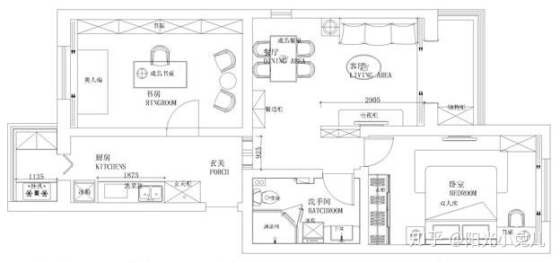 兩室一廳裝修樣板間！超美超浪漫的歐式風(fēng)，太美好了吧，羨慕