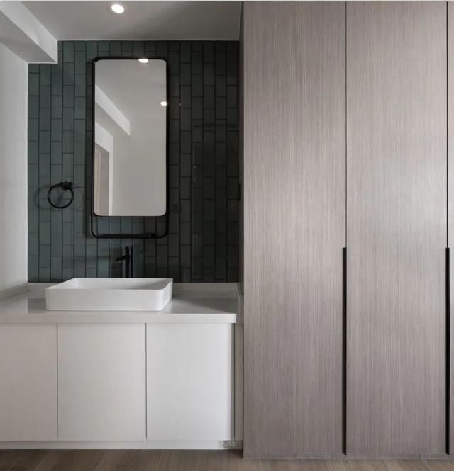 酒店公寓裝修效果圖(35㎡酒店式開間單身公寓，半平米都沒浪費，還裝得很有檔次)(圖3)